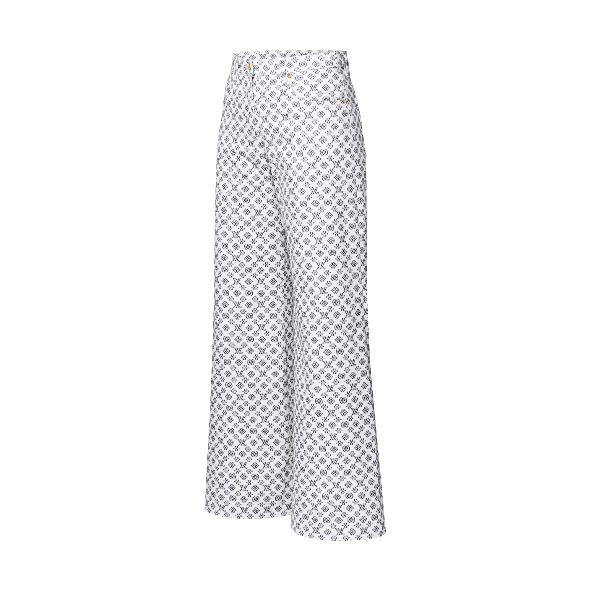 Jeans mit Blurry Monogram-Motiv und Fil Coupé-Effekt  Damen Ready to Wear Hosen | LOUIS VUITTON (Zoom)