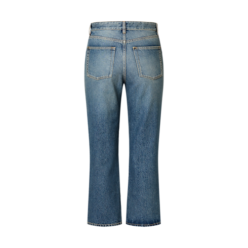 Jeans mit Patch samt Monogram Damen Ready to Wear Hosen | LOUIS VUITTON (Zoom)