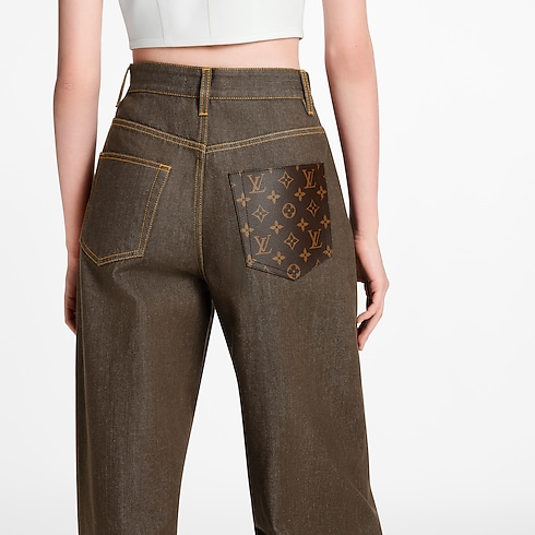 Jeans mit Speedy Patch Damen Ready to Wear Hosen | LOUIS VUITTON (Zoom)
