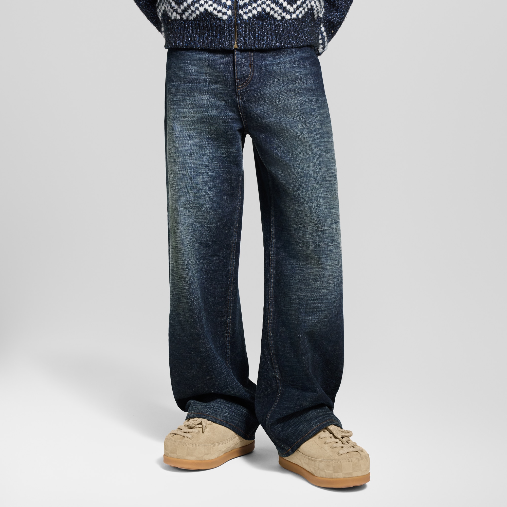 Jeans mit weit geschnittenem Bein  Herren Ready to Wear Denim | LOUIS VUITTON (Zoom)