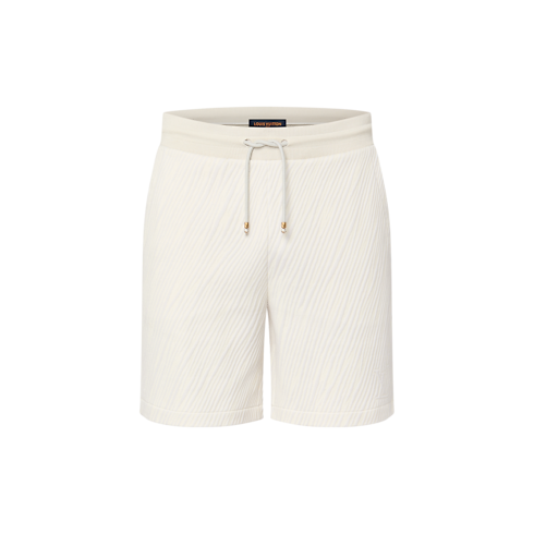 Jersey-Shorts aus Baumwollgemisch mit Jacquard-Details Herren Ready to Wear Hosen | LOUIS VUITTON (Zoom)