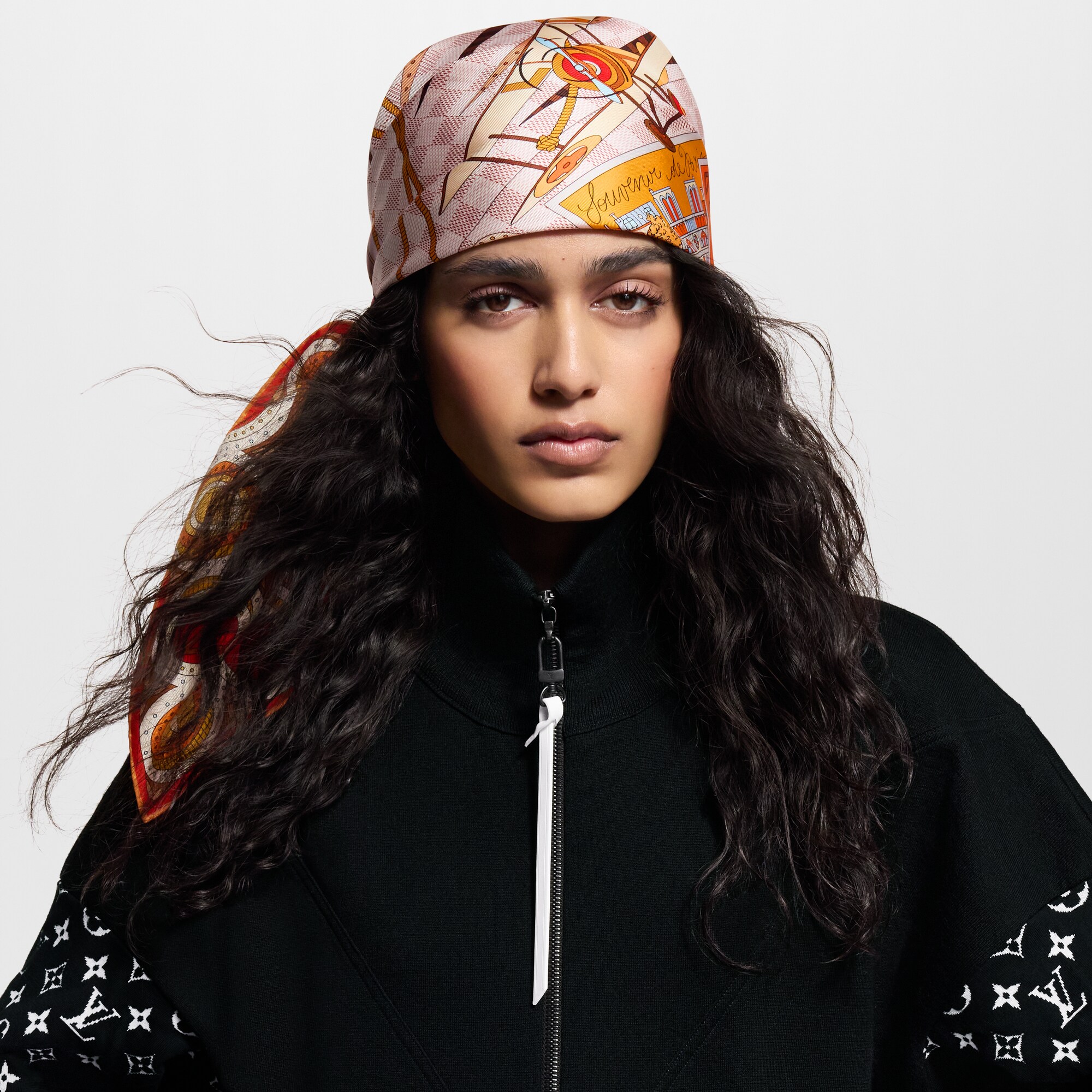 Jeu De Voyage Carré 90 S00 Damen Accessoires Seidentücher und Bandeaus | LOUIS VUITTON (Zoom)