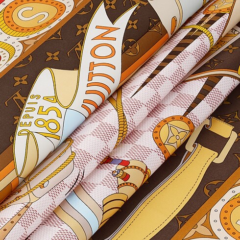 Jeu De Voyage Carré 90 S00 Damen Accessoires Seidentücher und Bandeaus | LOUIS VUITTON (Zoom)