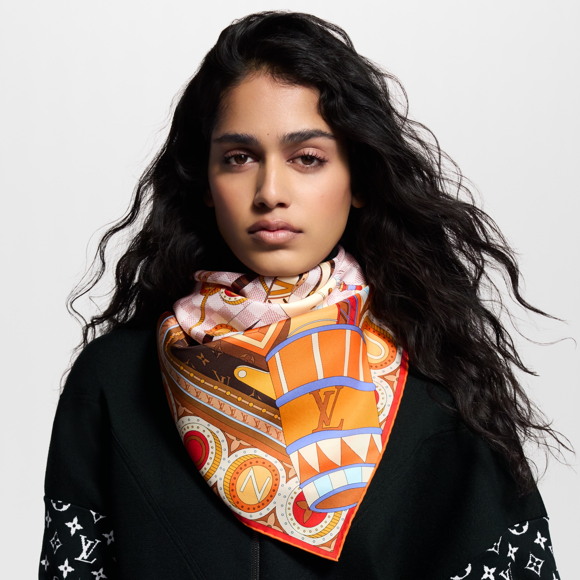 Jeu De Voyage Carré 90 S00 Damen Accessoires Seidentücher und Bandeaus | LOUIS VUITTON (Zoom)