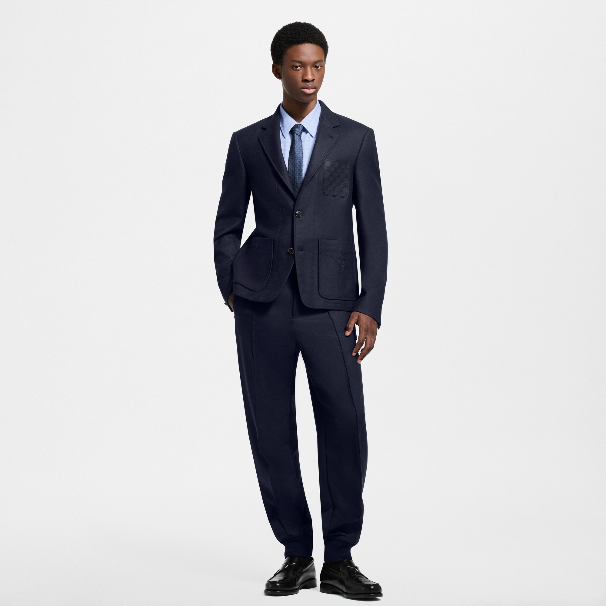 Jogginghose aus einem Woll-Seidengemisch  Herren Ready to Wear Hosen | LOUIS VUITTON (Zoom)