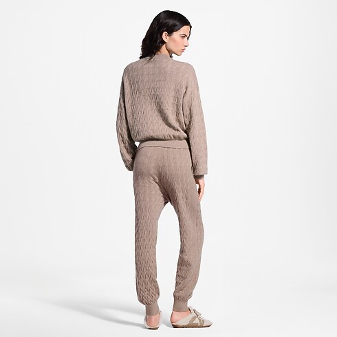 Jogginghose mit Zopfmuster Damen Ready to Wear Strick | LOUIS VUITTON (Zoom)
