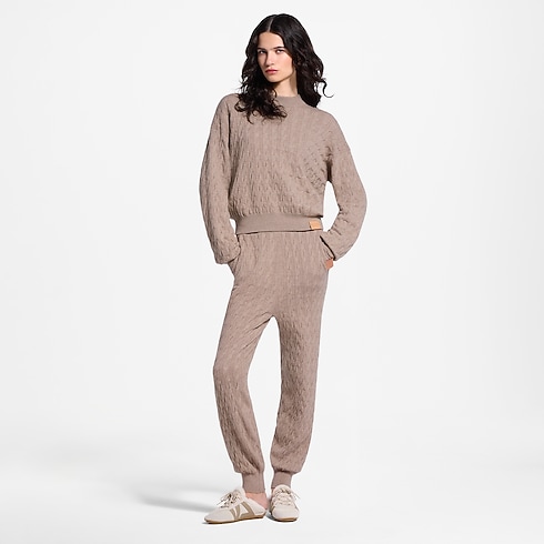 Jogginghose mit Zopfmuster Damen Ready to Wear Strick | LOUIS VUITTON (Zoom)