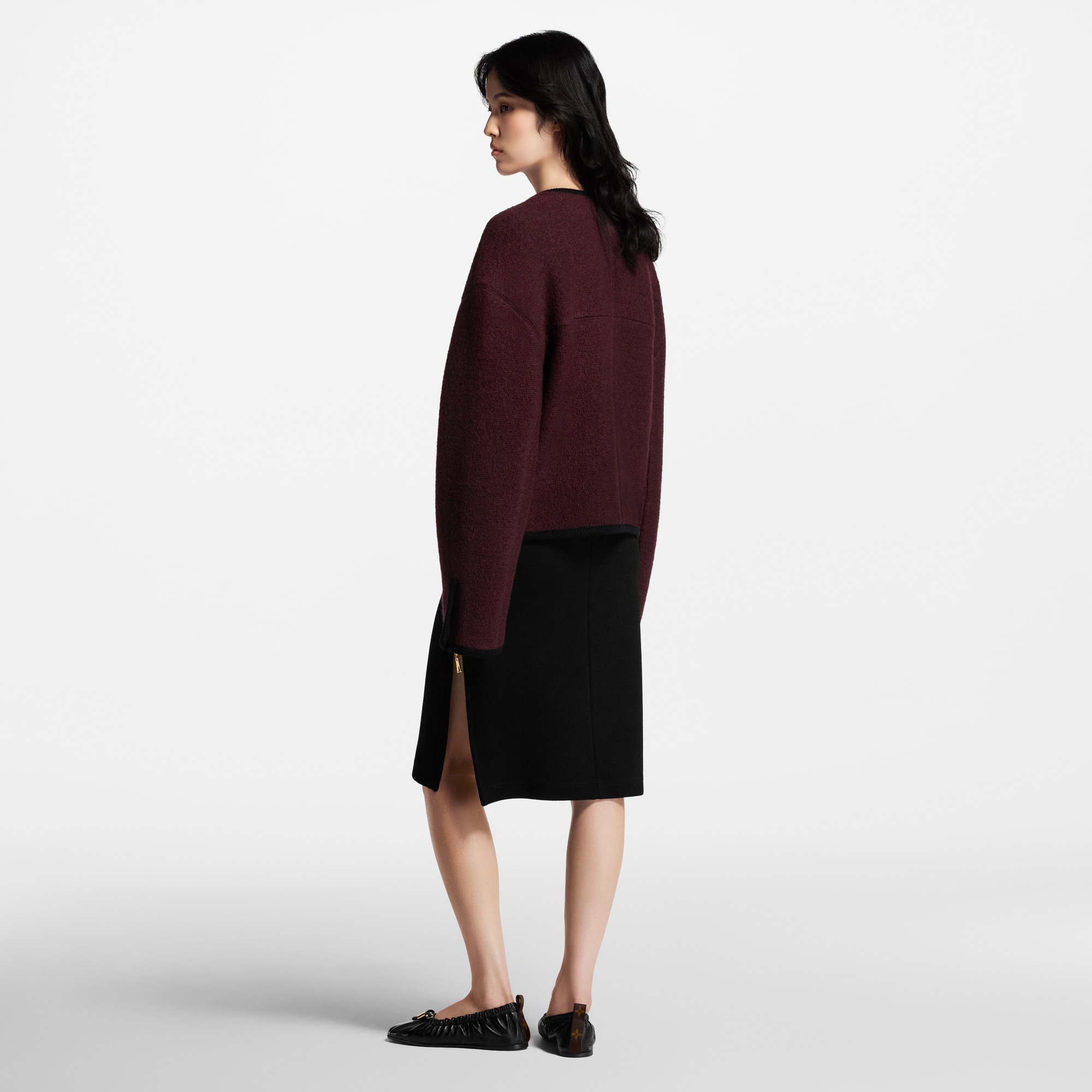 Kantig geschnittene Jacke mit Karabinerhaken  Damen Ready to Wear Mäntel und Jacken | LOUIS VUITTON (Zoom)