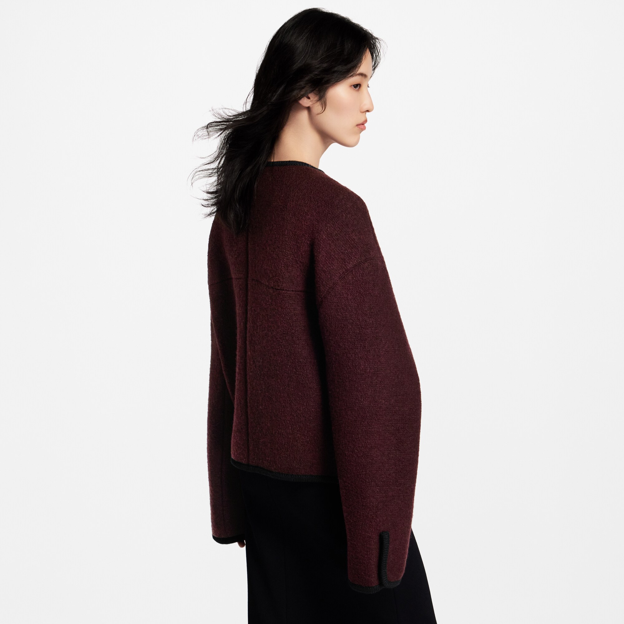 Kantig geschnittene Jacke mit Karabinerhaken  Damen Ready to Wear Mäntel und Jacken | LOUIS VUITTON (Zoom)