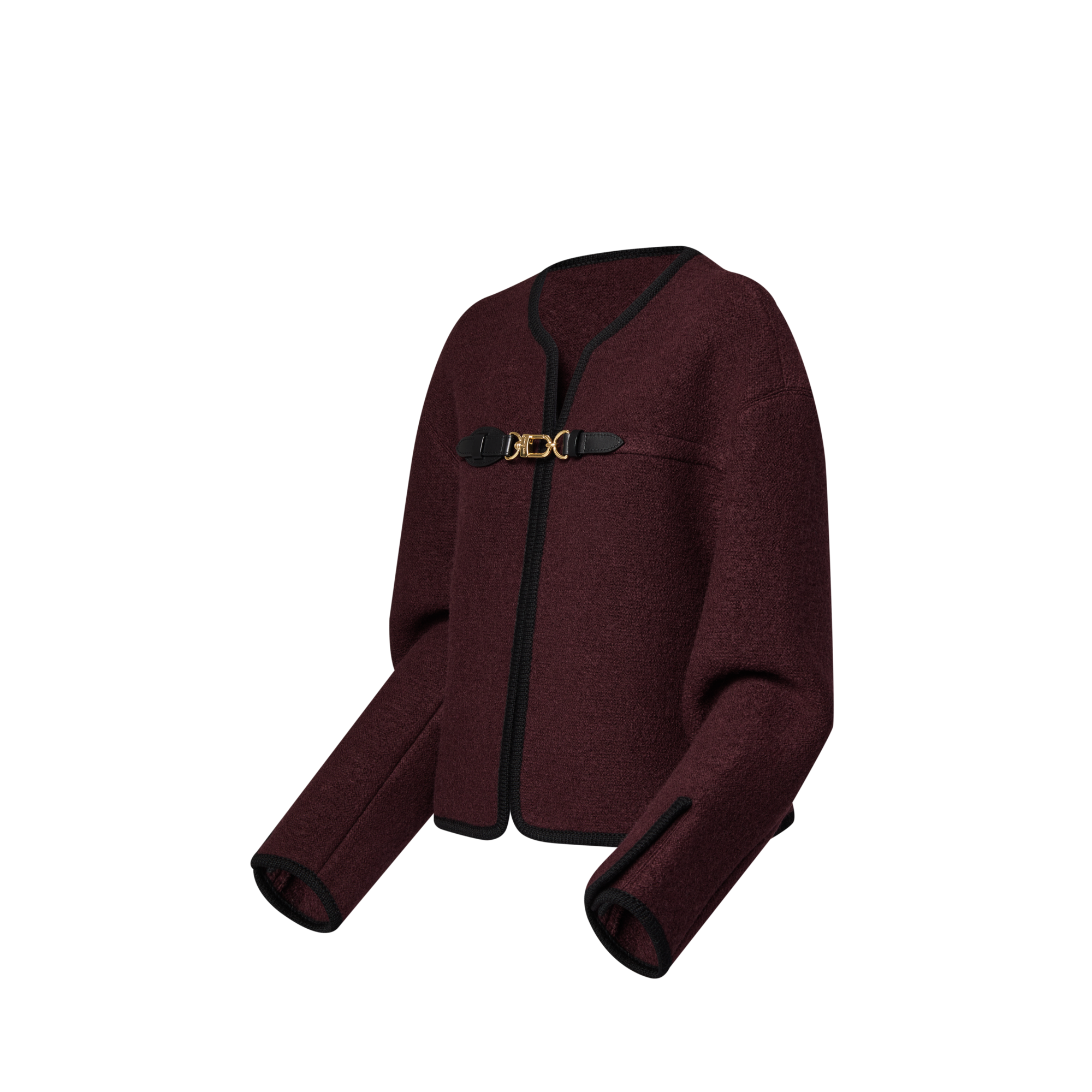 Kantig geschnittene Jacke mit Karabinerhaken  Damen Ready to Wear Mäntel und Jacken | LOUIS VUITTON (Zoom)