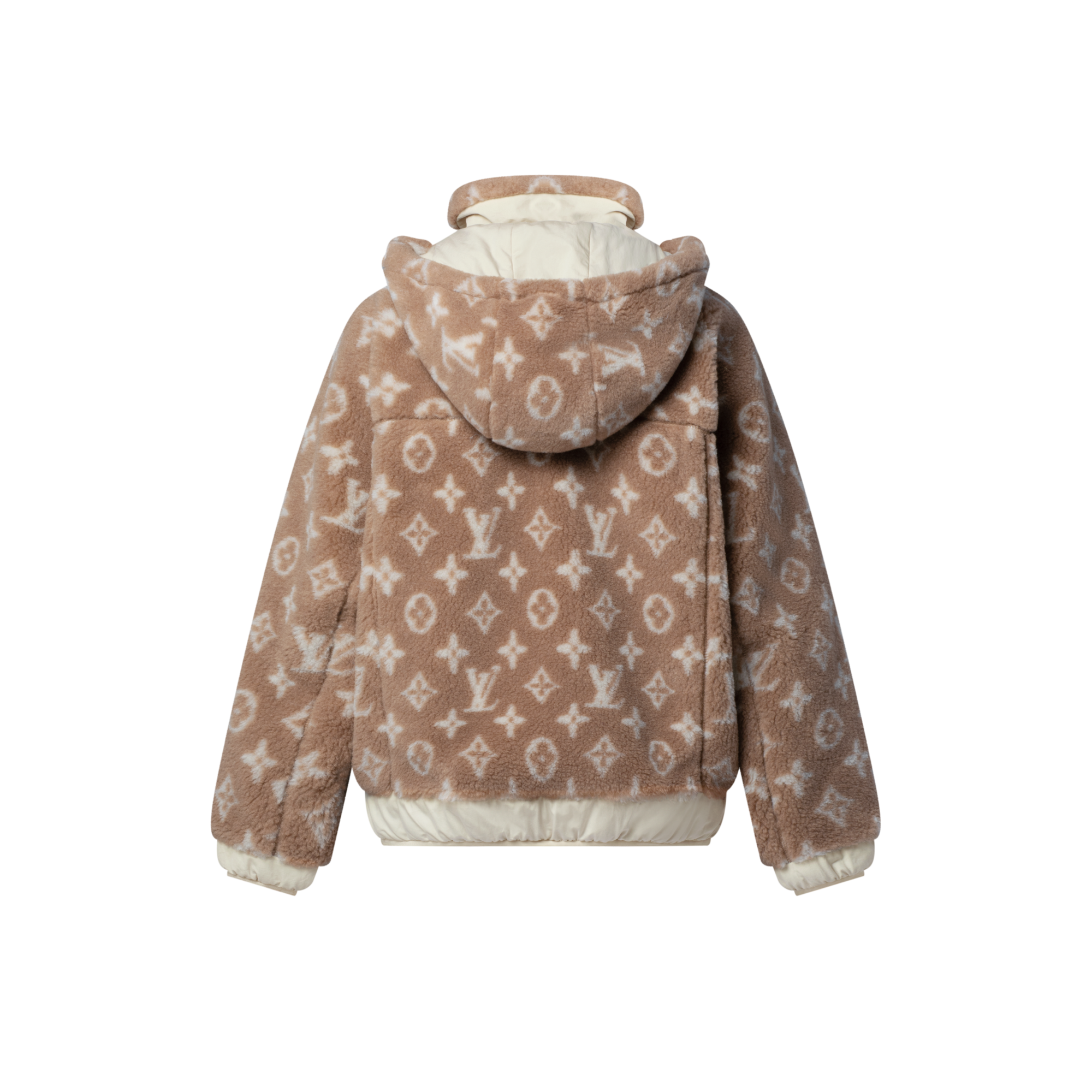 Kapuzenjacke aus Fleece mit Monogram  Damen Ready to Wear Mäntel und Jacken | LOUIS VUITTON (Zoom)