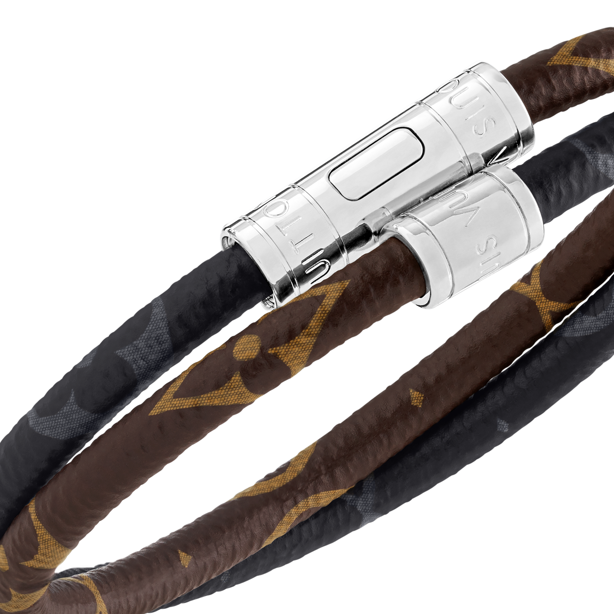 Keep It Double Armband aus Leder Monogram Canvas Herren Modeschmuck Armbänder | LOUIS VUITTON (Zoom)