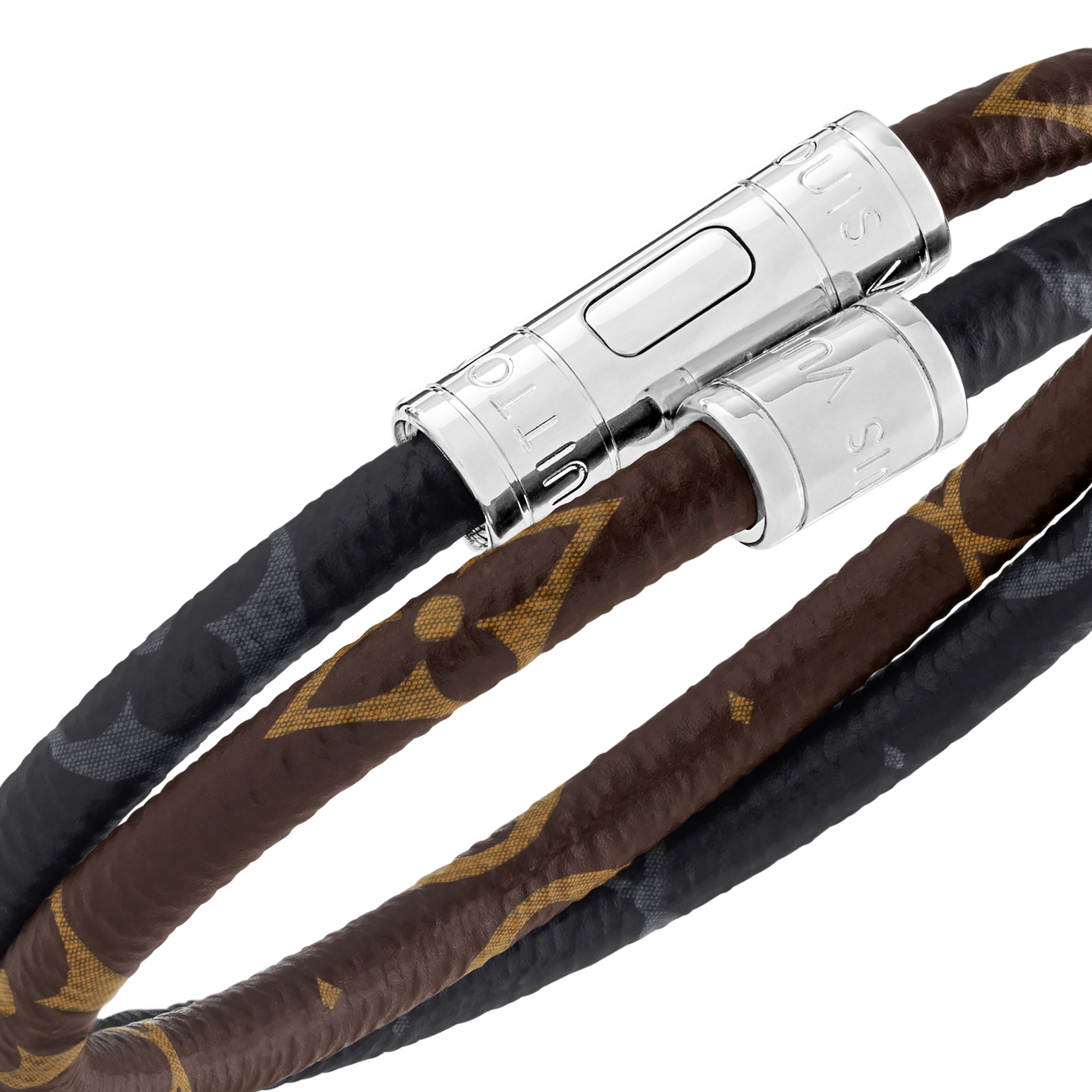 Keep It Double Armband aus Leder Monogram Canvas Herren Modeschmuck Armbänder | LOUIS VUITTON (Zoom)