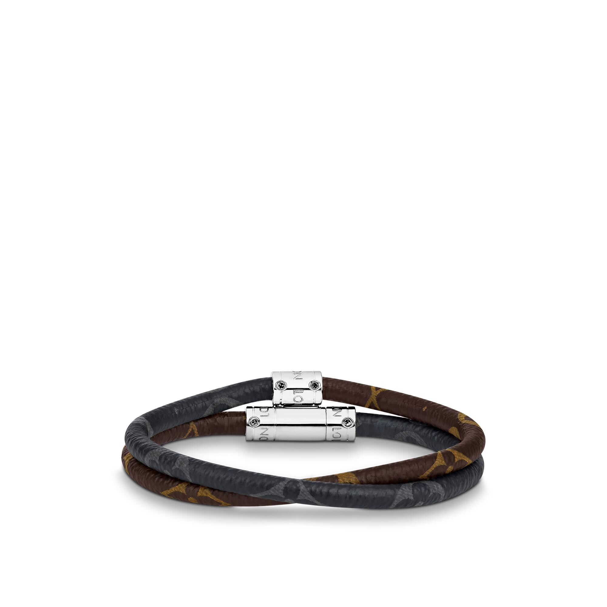 Keep It Double Armband aus Leder Monogram Canvas Herren Modeschmuck Armbänder | LOUIS VUITTON (Zoom)