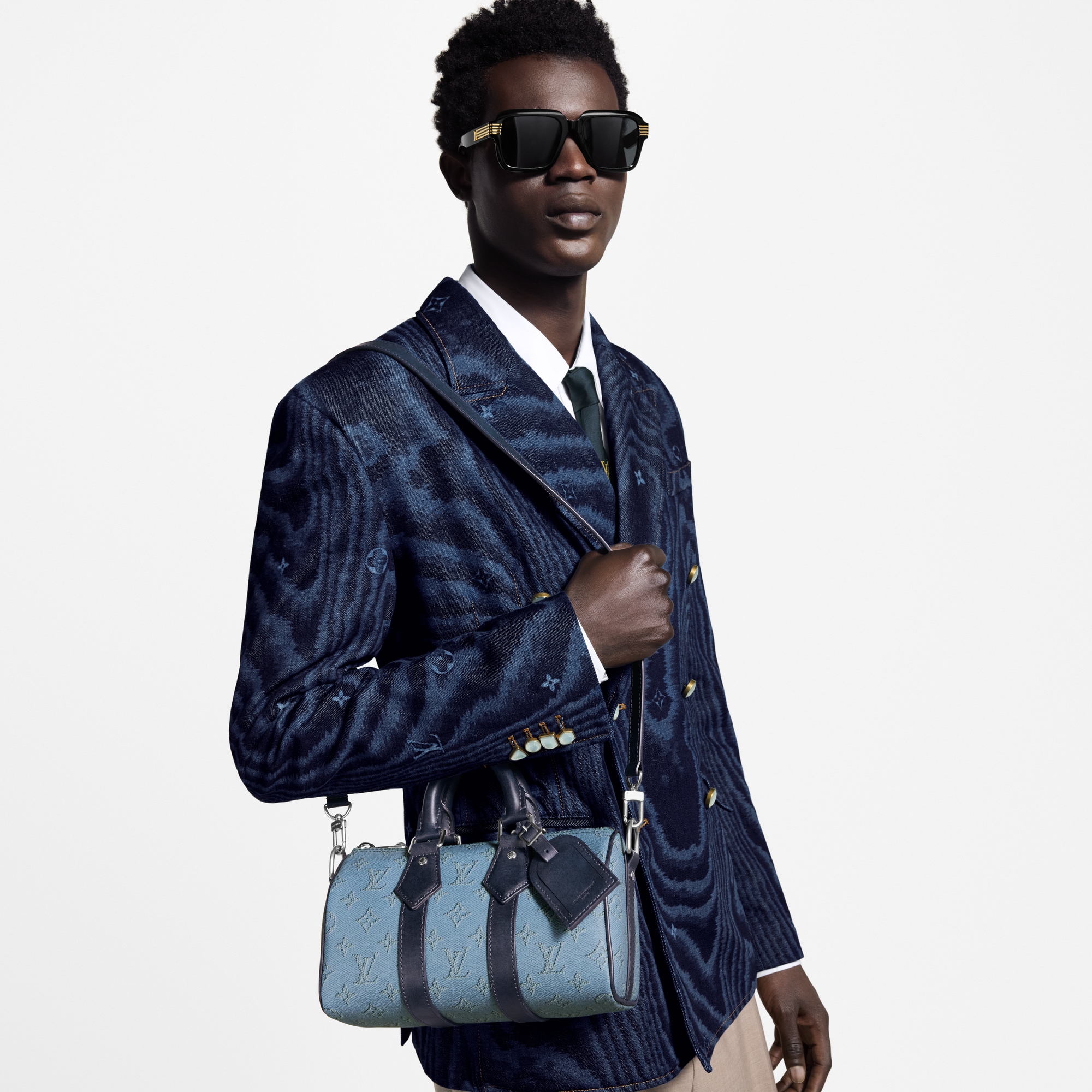 Keepall 25 mit Schulterriemen G71 Taschen und Kleinlederwaren Herren Taschen LV Ikonen | LOUIS VUITTON (Zoom)