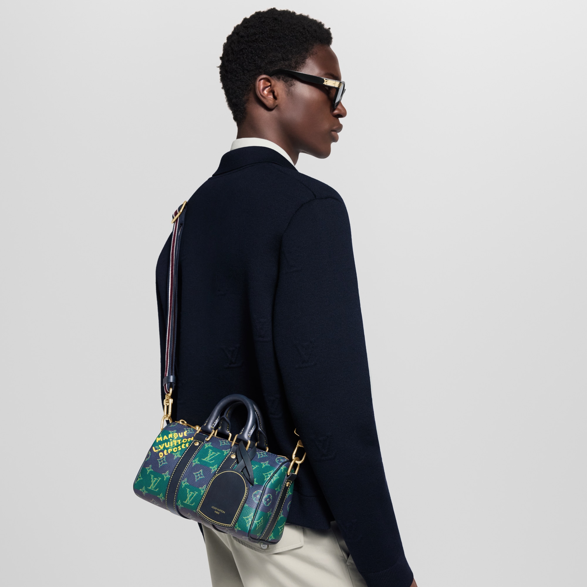 Keepall 25 mit Schulterriemen G71 Taschen und Kleinlederwaren Herren Taschen LV Ikonen | LOUIS VUITTON (Zoom)