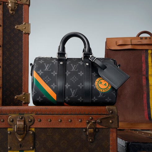 Keepall 25 mit Schulterriemen Monogram Eclipse Herren Taschen Alle Taschen | LOUIS VUITTON