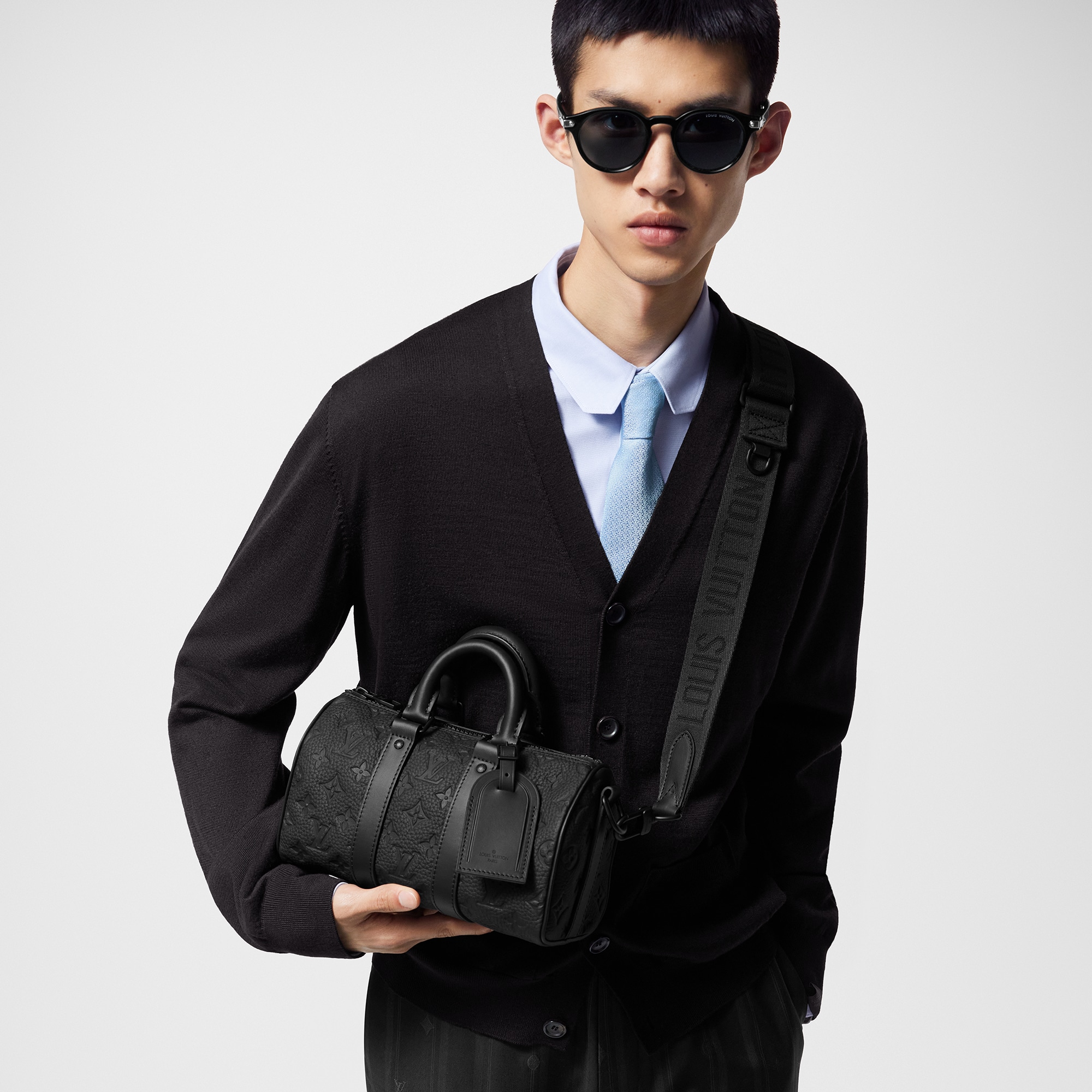 Keepall 25 mit Schulterriemen Monogram Canvas & Taurillon Leder  