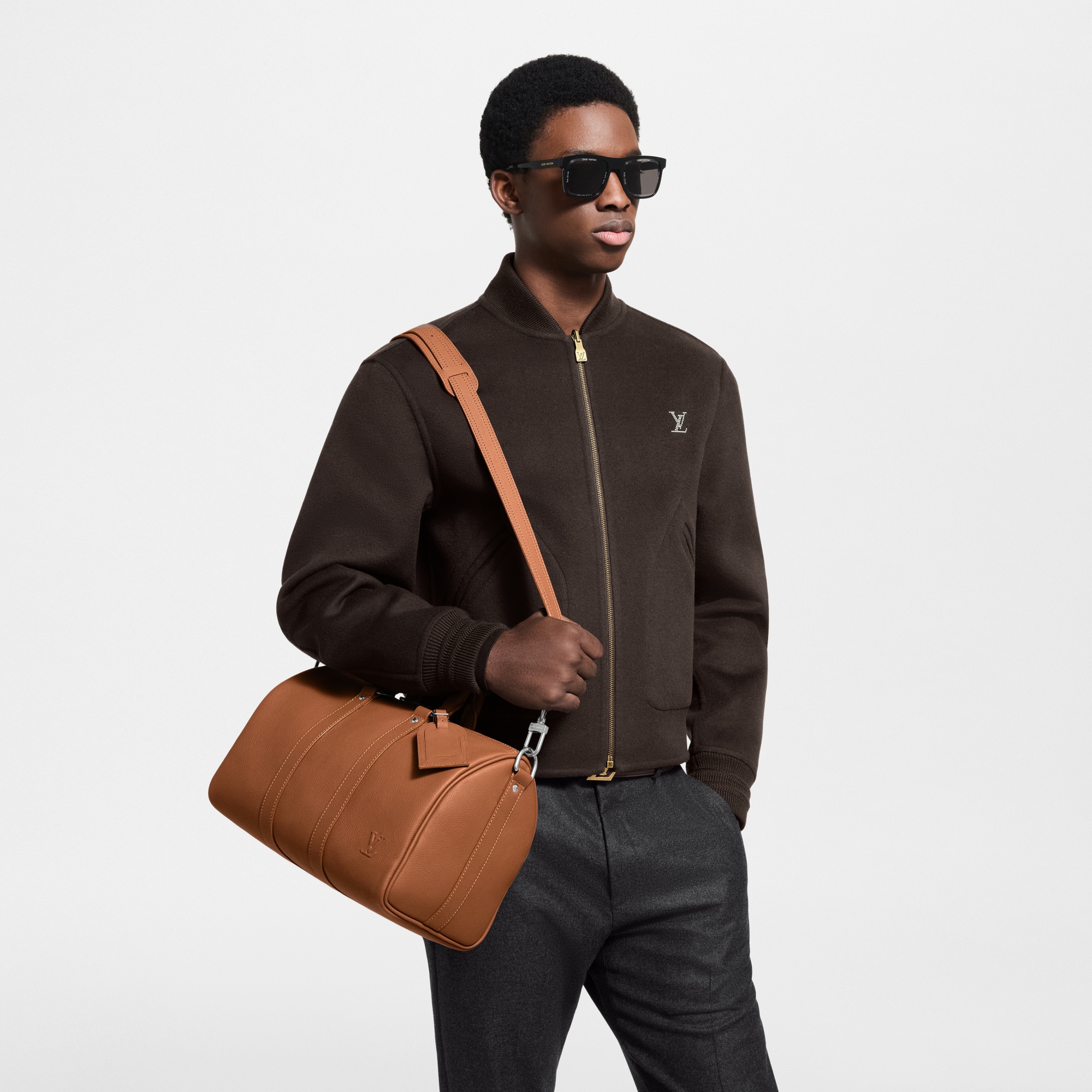 Keepall 35 mit Schulterriemen LV Aerogram Taschen und Kleinlederwaren Herren Taschen LV Ikonen | LOUIS VUITTON (Zoom)