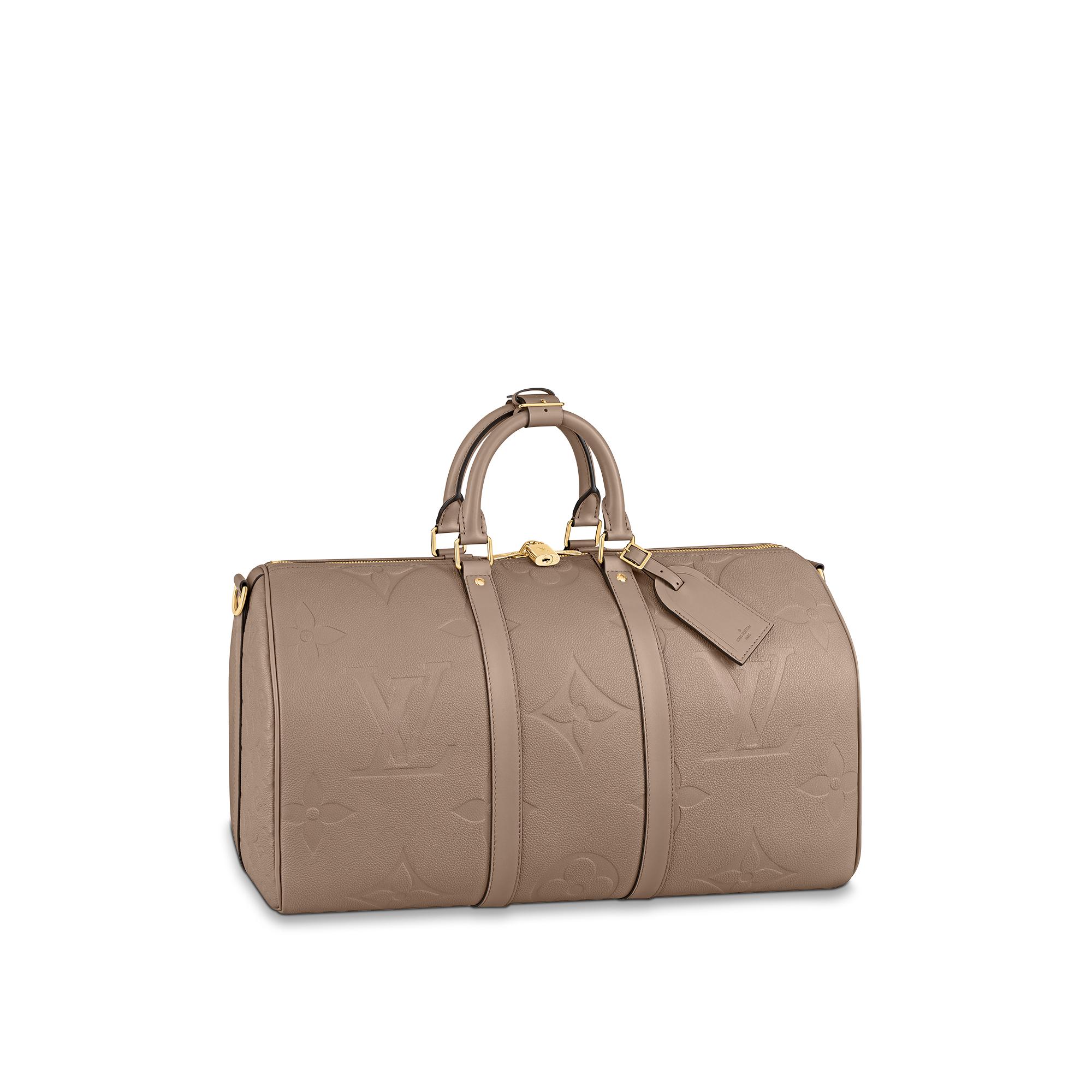 Keepall 45 BA Monogram Empreinte Leder - Ramadan | LOUIS VUITTON