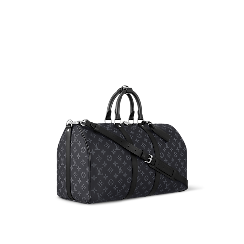 Keepall 45 mit Schulterriemen Monogram Eclipse Herren Reisegepäck Reisetaschen und Duffle Bags | LOUIS VUITTON (Zoom)