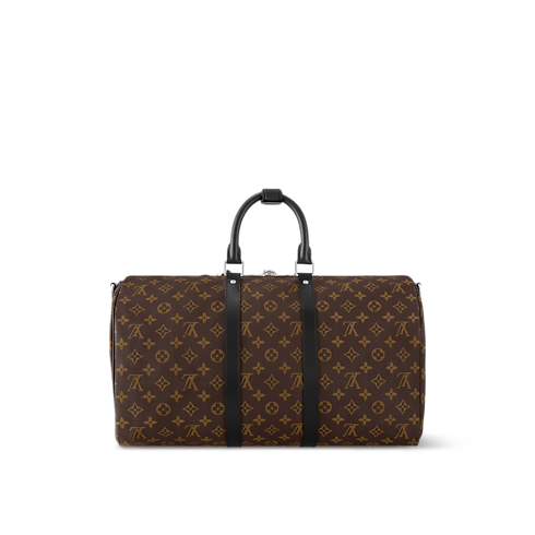 Keepall 45 mit Schulterriemen Monogram Macassar Canvas Herren Personalisierung Taschen & Reisegepäck | LOUIS VUITTON (Zoom)