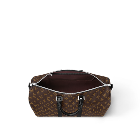 Keepall 45 mit Schulterriemen Monogram Macassar Canvas Herren Personalisierung Taschen & Reisegepäck | LOUIS VUITTON (Zoom)