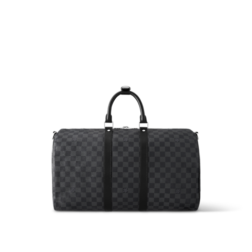 Keepall 45 mit Schulterriemen Damier Graphite Canvas Herren Reisegepäck Vollständige Reisegepäckkollektion und Accessoires | LOUIS VUITTON (Zoom)