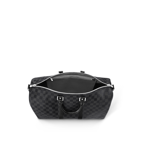 Keepall 45 mit Schulterriemen Damier Graphite Canvas Herren Reisegepäck Vollständige Reisegepäckkollektion und Accessoires | LOUIS VUITTON (Zoom)