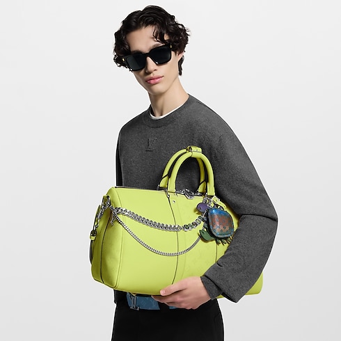 Keepall 45 mit Schulterriemen Taigarama Taschen und Kleinlederwaren Herren Taschen LV Ikonen | LOUIS VUITTON (Zoom)