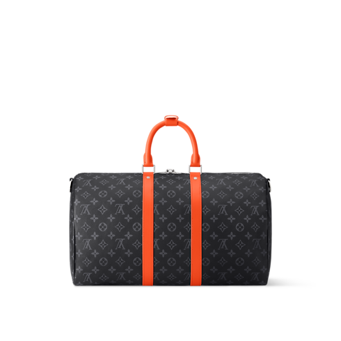 Keepall 45 mit Schulterriemen Monogram Eclipse Canvas Taschen und Kleinlederwaren Herren Taschen LV Ikonen | LOUIS VUITTON (Zoom)