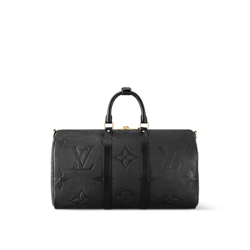 Keepall 45 mit Schulterriemen Monogram Empreinte Leder Herren Reisegepäck Reisetaschen und Duffle Bags | LOUIS VUITTON (Zoom)