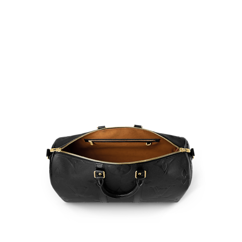 Keepall 45 mit Schulterriemen Monogram Empreinte Leder Herren Reisegepäck Reisetaschen und Duffle Bags | LOUIS VUITTON (Zoom)