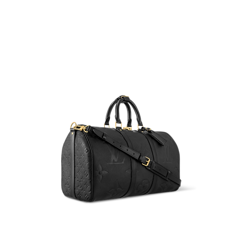 Keepall 45 mit Schulterriemen Monogram Empreinte Leder Herren Reisegepäck Reisetaschen und Duffle Bags | LOUIS VUITTON (Zoom)