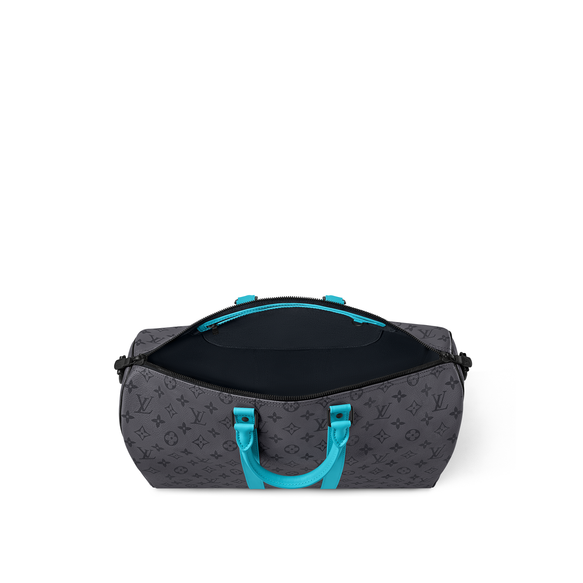 Keepall 45 mit Schulterriemen Monogram Eclipse Canvas  