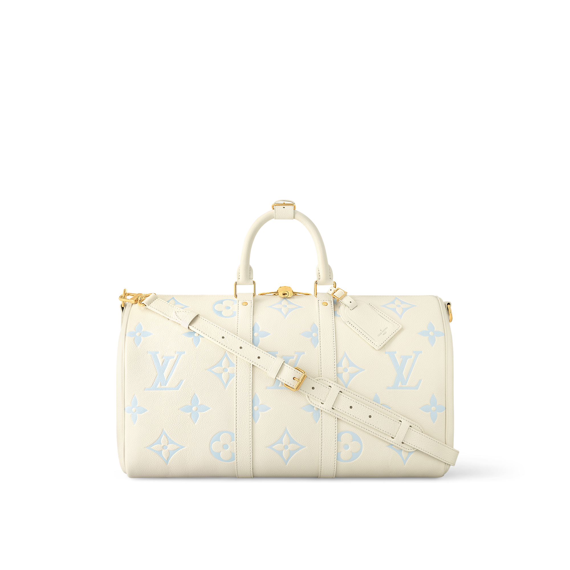 Keepall 45 mit Schulterriemen Monogram Empreinte Leder 