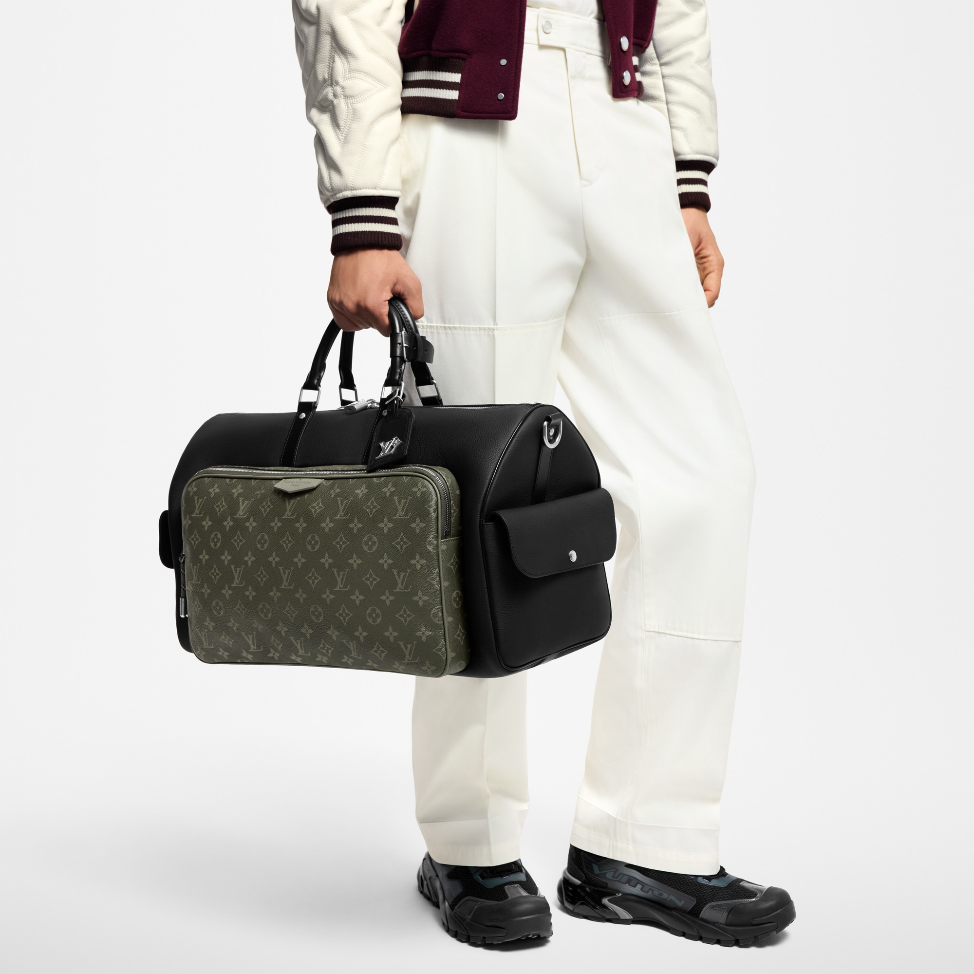 Keepall 50 mit Schulterriemen Andere Lederarten Herren Reisegepäck Reisetaschen und Duffle Bags | LOUIS VUITTON (Zoom)