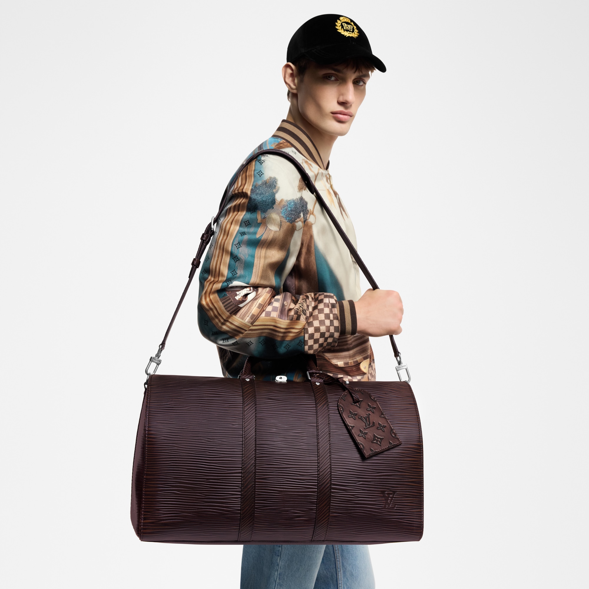Keepall 50 mit Schulterriemen A05 Taschen und Kleinlederwaren Herren Taschen Neuheiten | LOUIS VUITTON (Zoom)