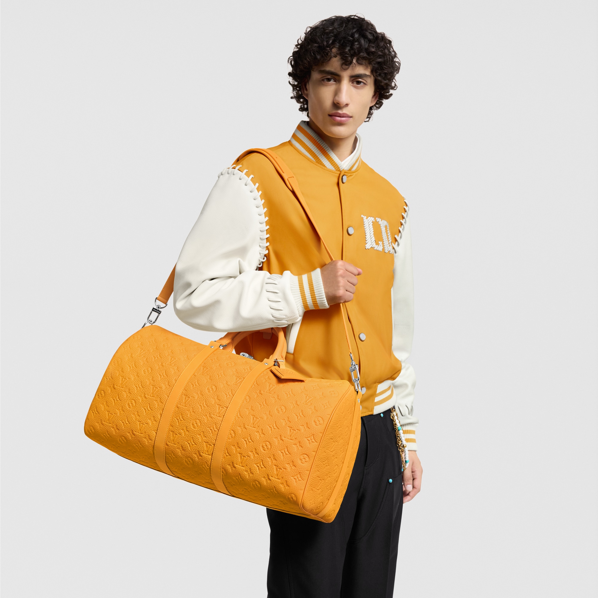 Keepall Lv Tasche Gelb Keepall 45 Mit Schulterriemen Taigarama