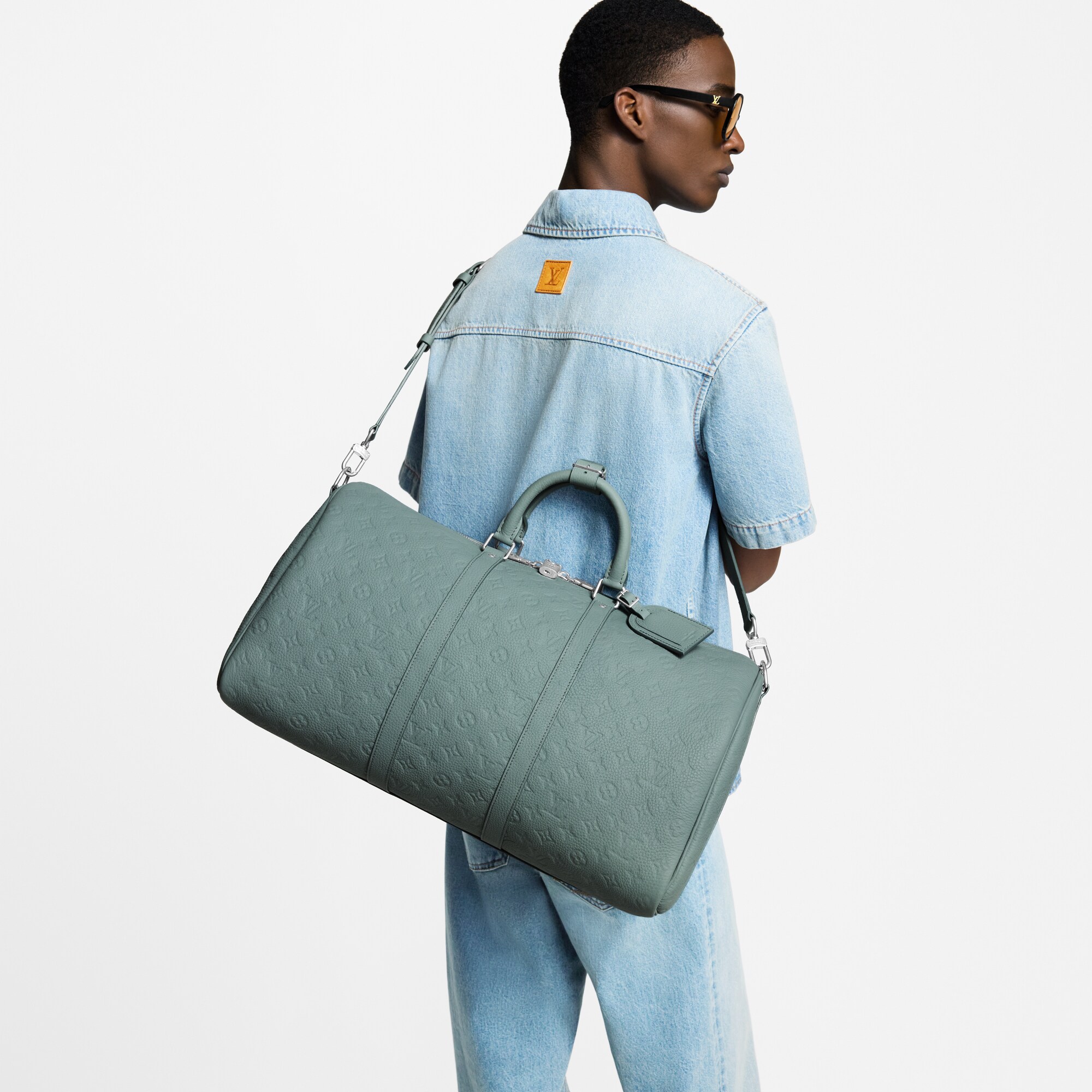 Keepall 50 mit Schulterriemen Taurillon Monogram Taschen und Kleinlederwaren Herren Taschen Neuheiten | LOUIS VUITTON (Zoom)