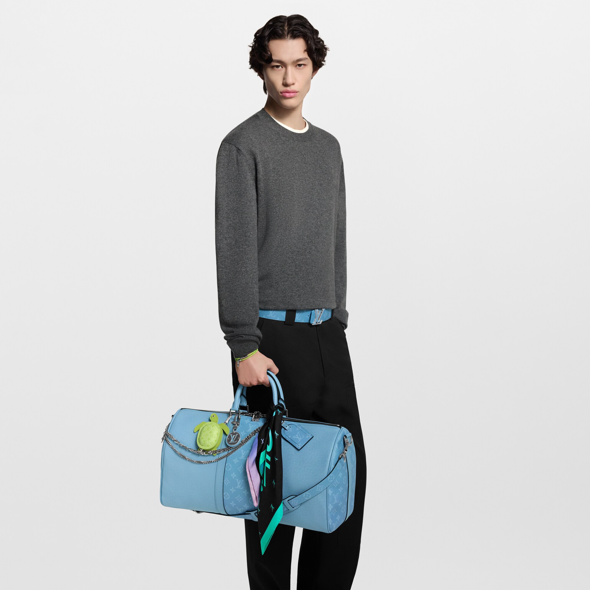 Keepall 50 mit Schulterriemen Taigarama Taschen und Kleinlederwaren Herren Taschen LV Ikonen | LOUIS VUITTON (Zoom)