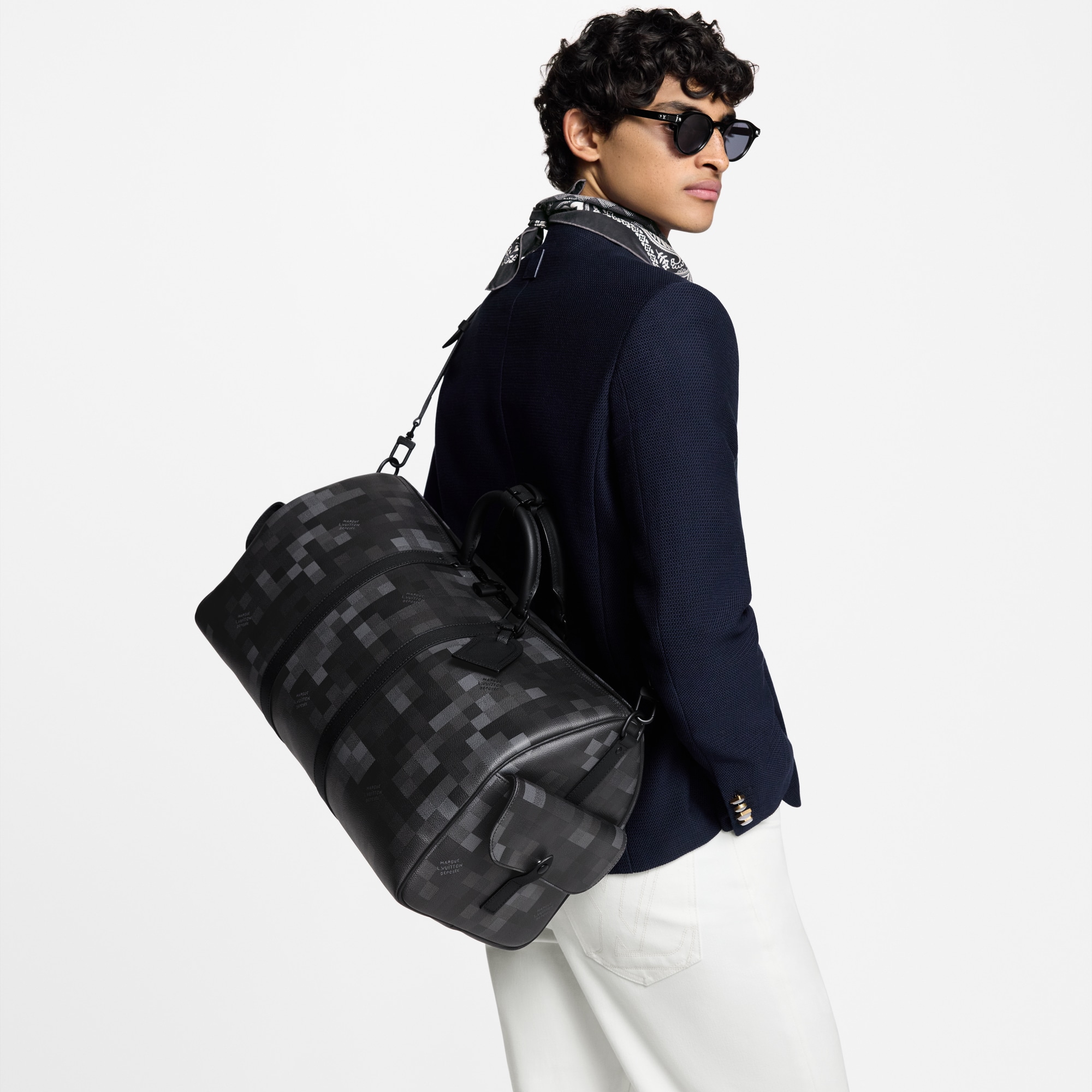 Keepall 50 mit Schulterriemen D16 Taschen und Kleinlederwaren Herren Taschen LV Ikonen | LOUIS VUITTON (Zoom)