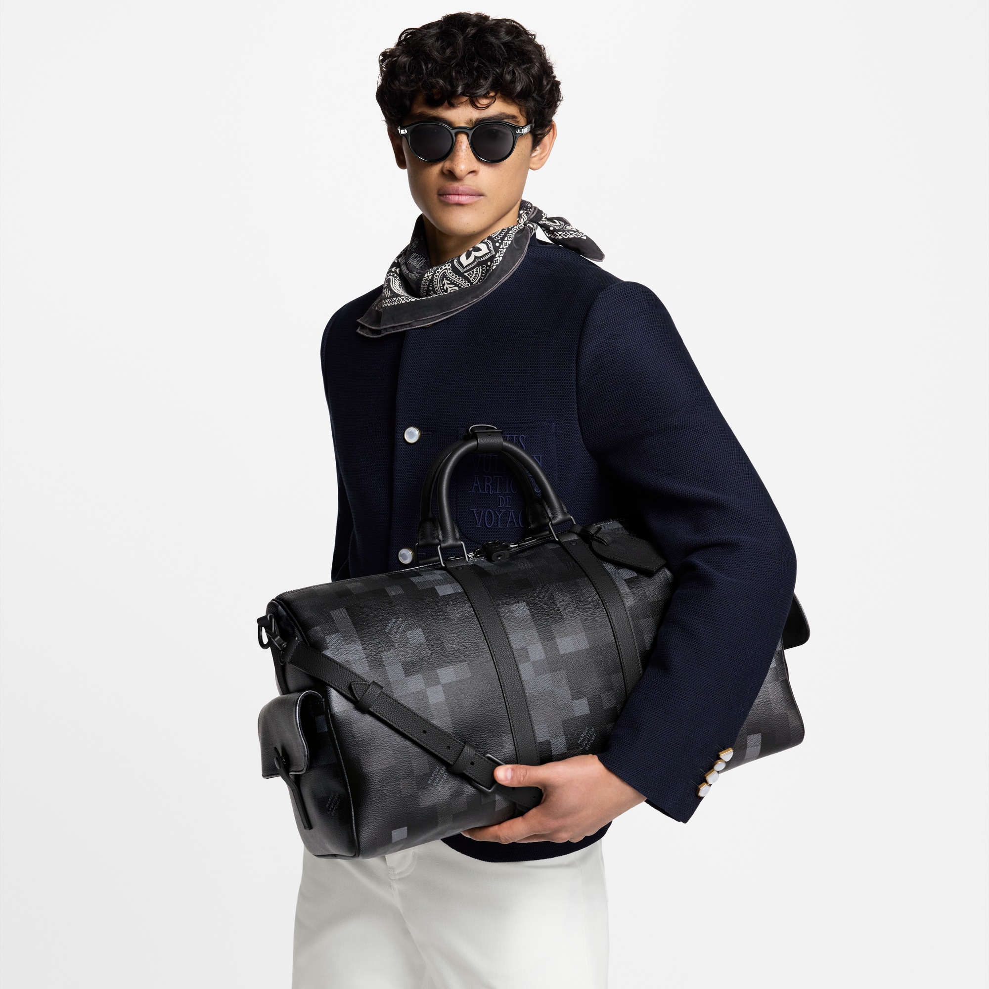 Keepall 50 mit Schulterriemen D16 Taschen und Kleinlederwaren Herren Taschen LV Ikonen | LOUIS VUITTON (Zoom)