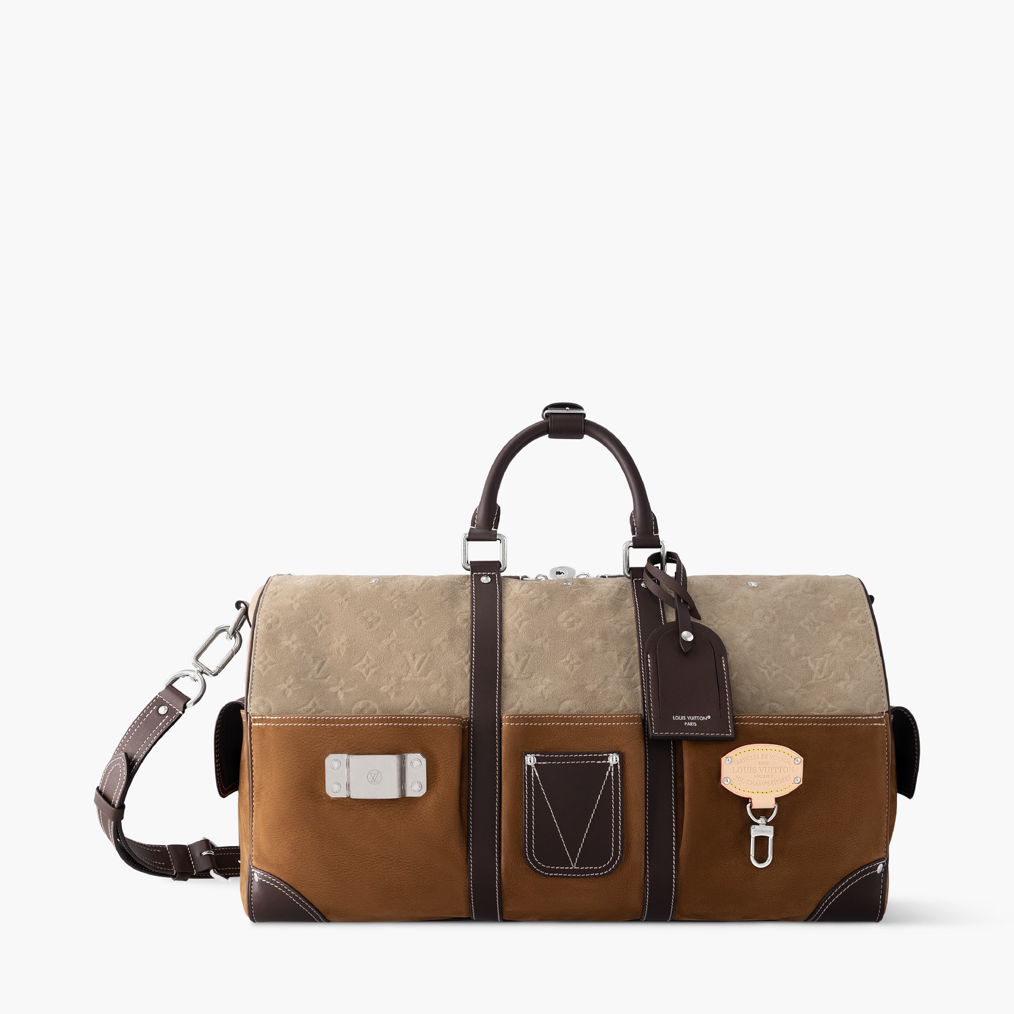 Keepall 50 mit Schulterriemen Autres Cuirs Monogram Reisegepäck