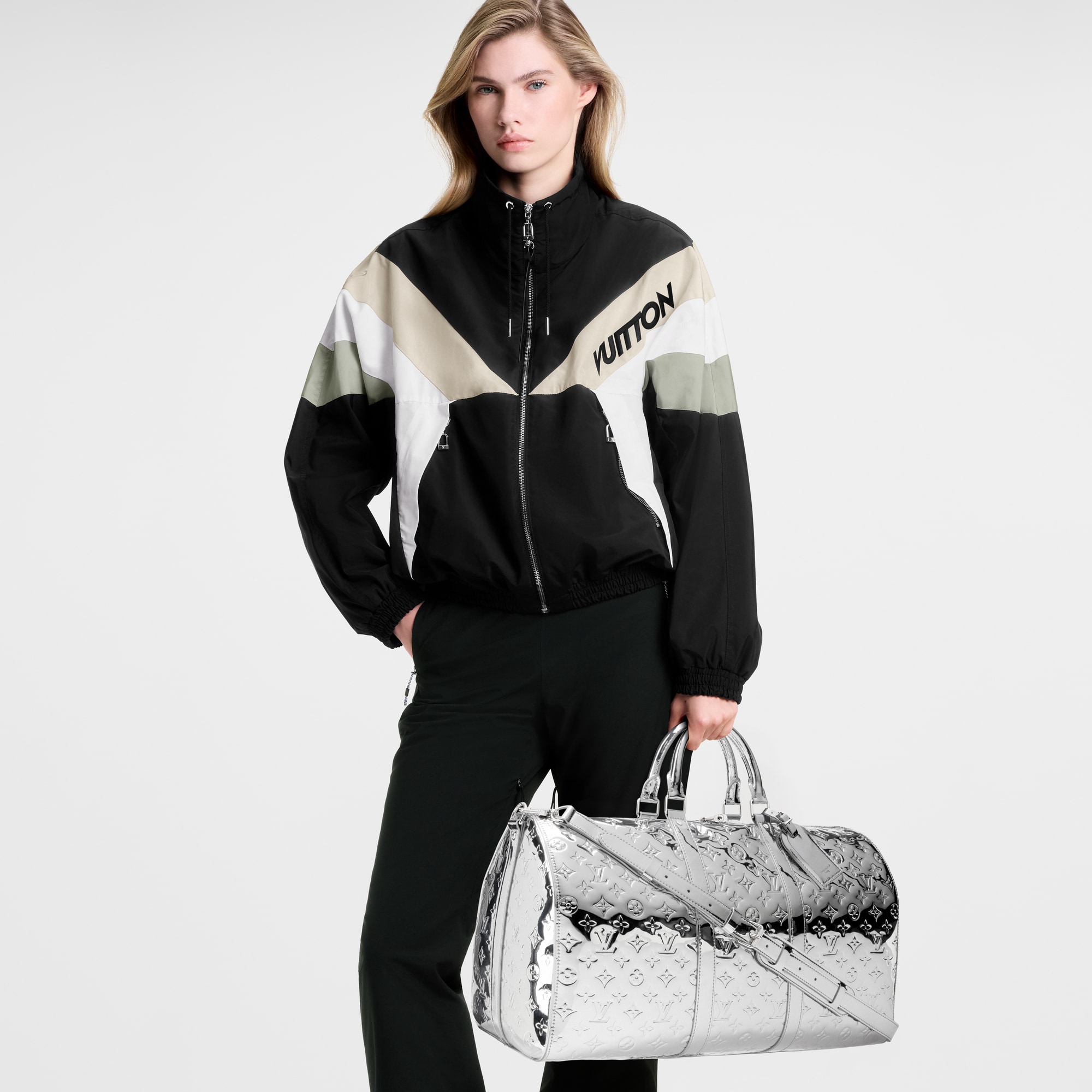 Keepall 50 mit Schulterriemen Autres Toiles Monogram Neuheiten Damen LV Ski | LOUIS VUITTON (Zoom)
