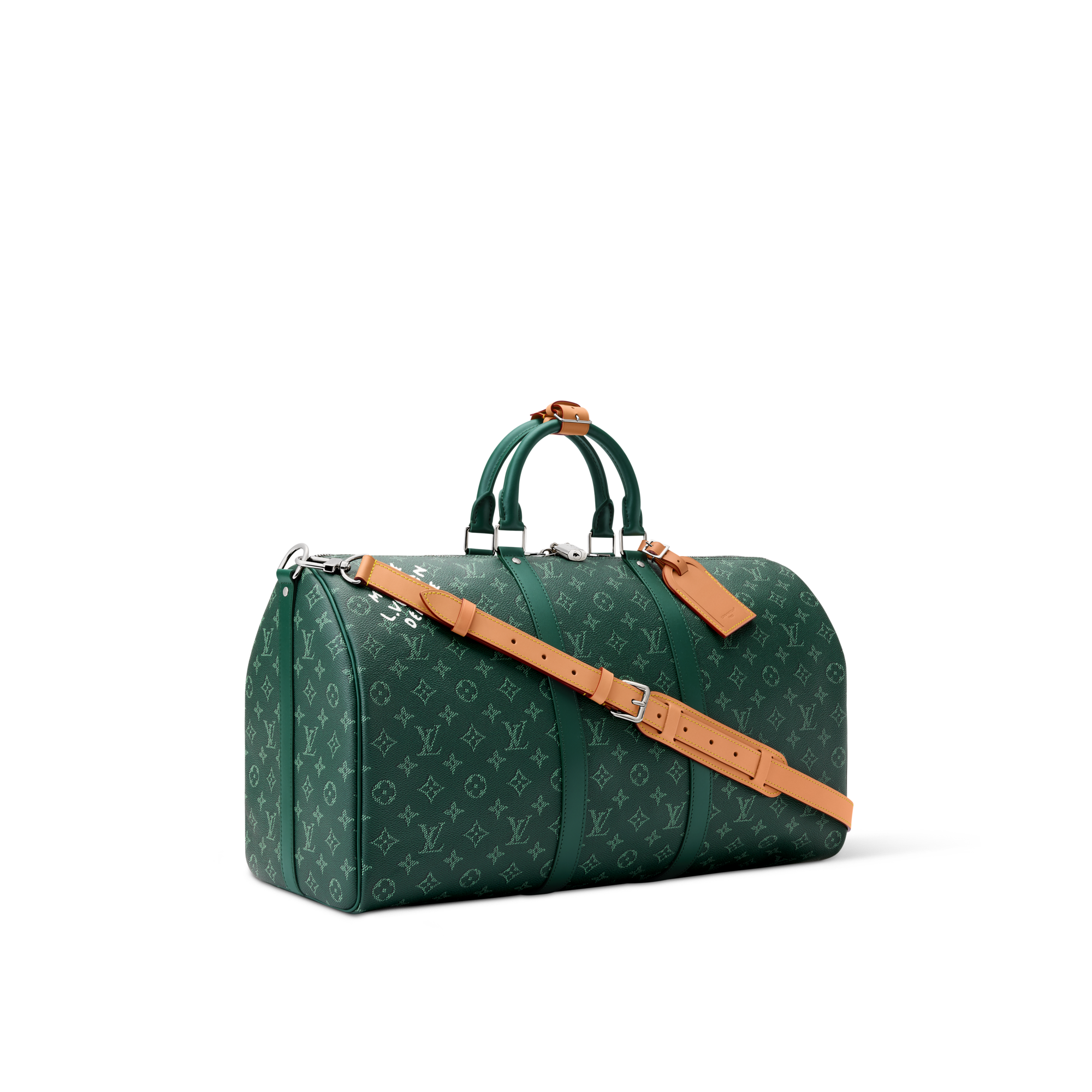 Keepall 50 mit Schulterriemen Monogram Heritage Herren Reisegepäck Reisetaschen und Duffle Bags | LOUIS VUITTON (Zoom)