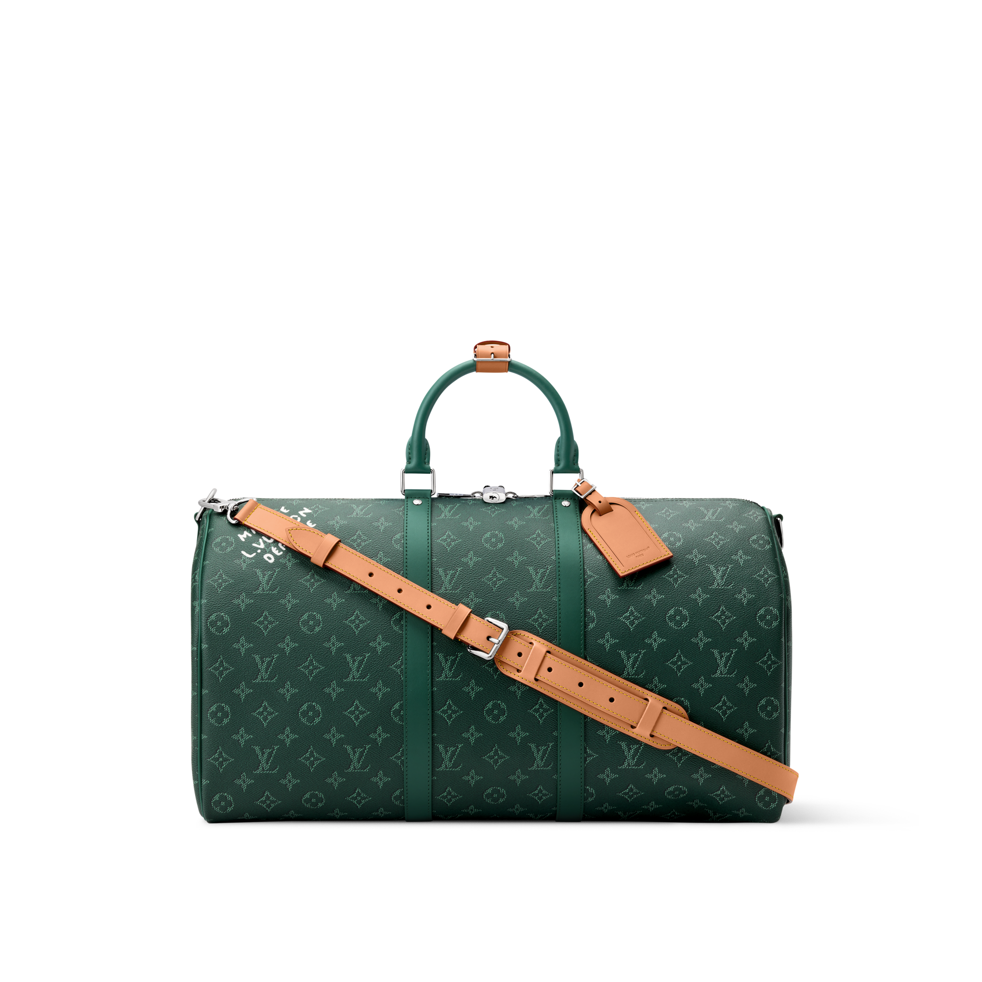 Keepall 50 mit Schulterriemen Monogram Heritage Herren Reisegepäck Reisetaschen und Duffle Bags | LOUIS VUITTON (Zoom)