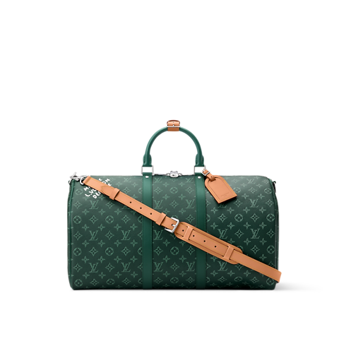Keepall 50 mit Schulterriemen Monogram Heritage Herren Reisegepäck Reisetaschen und Duffle Bags | LOUIS VUITTON (Zoom)