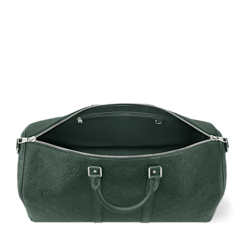 Keepall 50 mit Schulterriemen Taurillon Monogram Herren Reisegepäck Reisetaschen und Duffle Bags | LOUIS VUITTON (Zoom)