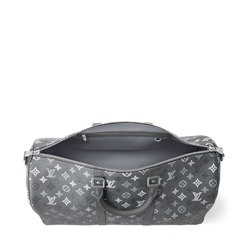 Keepall 50 mit Schulterriemen Monogram Shadow Koffer und Reiseaccessoires Reisetaschen Alle Reisetaschen | LOUIS VUITTON (Zoom)